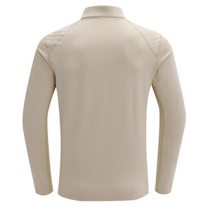 Sudadera Deportiva de Compresión para Hombre, Transpirable, Corte Ajustado, Diseño con Cierre de 1/4, Estampado para Correr, 2026 - Product Image 3