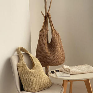 2026 Summer Spring Lady Message Crossbody evening bags for women fashion trending Straw woven minimal tote bags for woman - Product Image 3