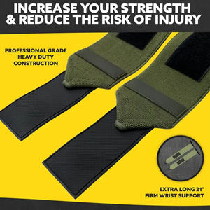 Agarraderas de Cuero para Levantamiento de Pesas con Logotipo Personalizado, Sin Tiza, Sin Dedos, Antideslizantes, Correa de Muñeca Ajustable, Agarraderas para Entrenamiento Cruzado en el Gimnasio - Product Image 2