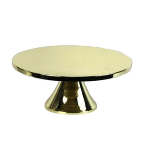 Support de service à gâteaux métallique Support à gâteaux rond parfait pour exposer et servir des plateaux à gâteaux à un prix raisonnable - Product Image 1