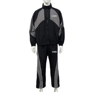 Windbreaker Sets Two Piece Lightweight Jacket And Pants Outfit Designed For Outdoor Training Travel And Everyday Active Wear - Product Image 4