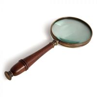 Loupe en métal robuste avec lentille optique transparente pour une visualisation précise et un usage professionnel