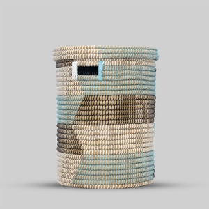 Handcrafted Natural Straw Laundry <b>Basket</b> <b>Lid</b> Handmade Storage <b>Basket</b> Wholesale eco-friendly Made Viet Nam - Product Image 3
