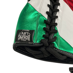 Guantes Profesionales Hechos a Medida, Sin Boxeo No Hay Vida, Cierre con Cordones, Muay Thai para Adultos y Artes Marciales, Personalizados, 100% Cuero Genuino - Product Image 5