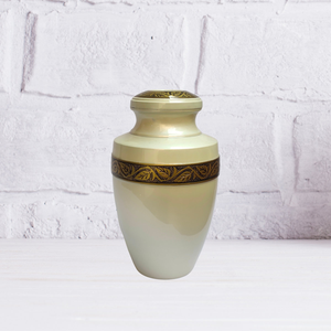Luxury Handcrafted Metal Human Ashes Urn for Adults, Elegant Cremation Memorial Funeral Urn for Women and Men At Affordable Rate - Product Image 4