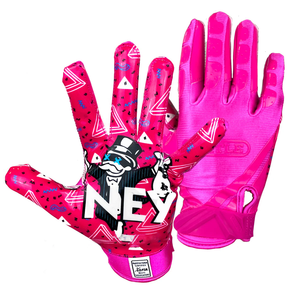 Gants de football américain 7v7 en gel de silicone de haute qualité, personnalisables avec logo, pour receveurs, durables, antidérapants, pour jeunes et adultes, avec logo en caoutchouc. - Product Image 2
