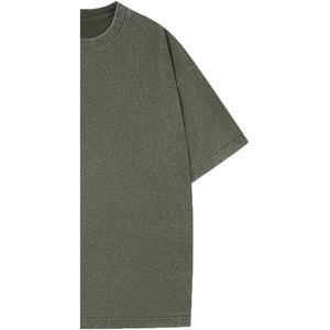 T-shirt long à manches courtes brodé col rond grande taille pour femme 100 % coton biologique toile respirant écologique décontracté - Product Image 5