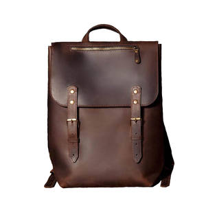 Mochila de Cuero para Portátil 40x30x20cm con Panel RFID, Diseño Personalizable, Estilo Vintage de Alta Calidad, MOQ Bajo - Product Image 6