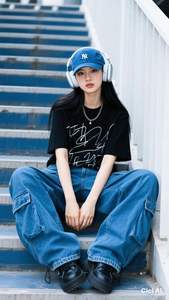 เสื้อยืดคอกลมแขนสั้นทรงปกติสำหรับผู้ชาย FMF ผ้าคอตตอนผสม TC พิมพ์ลายด้วยความร้อน ระบายอากาศได้ดี พิมพ์ลายกราฟิก สวมใส่สบาย - Product Image 3