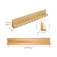Lot de 4 supports de rangement professionnels en bois de pin de qualité supérieure pour dominos, pour les jeux Mexican Train et Chicken Foot