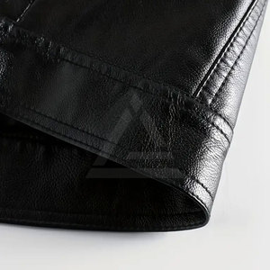 Premium <b>Men</b> <b>Leather</b> Bomber <b>Jacket</b> Soft Genuine <b>Leather</b> Flight Style <b>Jacket</b> With Front Rib And Classic Modern Fit - Product Image 3