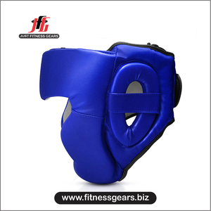 อุปกรณ์ฟิตเนส JUST FITNESS GEARS ชุดป้องกันศีรษะสำหรับชกมวยหนัง PU ออกแบบพิเศษสำหรับมืออาชีพ - น้ำหนักเบา ระบายอากาศได้ดี ปิดด้วยแถบตีนตุ๊กแก ปรับแต่งได้ - Product Image 3