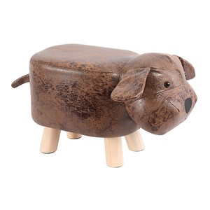 Taburete de Madera de Sheesham Tallado a Mano con Forma de Toro - Muebles de Madera con Forma de Animales al por Mayor de la India - Product Image 1