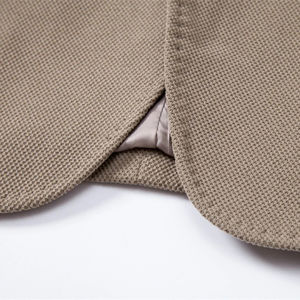 Blazer homme à simple boutonnage, coupe ajustée, veste de costume décontractée pour affaires, couleur unie, automne-hiver, avec poche - Product Image 2