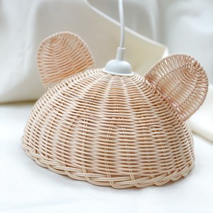 Natural rattan weave lampshades <b>cheap</b> price kids night <b>light</b> pendant lampshade nursery decoration - Product Image 3