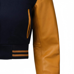 Wholesale Men's Customizable <b>Canvas</b> Varsity Jackets with Windproof Quick Dry Features Winter Ready OEM Service - Product Image 6