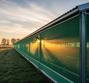 Warp Knitted Grass Green <b>Plastic</b> Shade <b>Net</b> with Cutting & Moulding Services Made in India by FORTUNE AGRO <b>NET</b> - Product Image 4