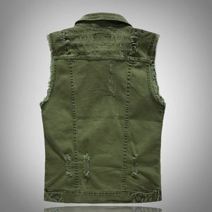 Gilet en jean respirant et personnalisé pour homme, nouvelle collection, 100 % haute qualité, dernier design, Haus Industries - Product Image 2