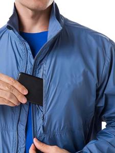 Blouson bomber vintage personnalisé coupe-vent à col montant avec fermeture éclair sur le devant, design à blocs de couleurs contrastées, coupe-vent décontracté pour homme - Product Image 4