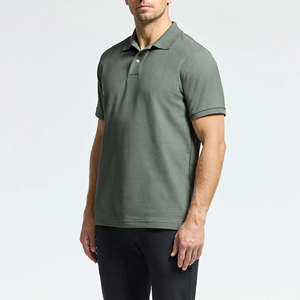 Camiseta Polo de Manga Corta para Hombre, Producto en Oferta, Color Sólido, Logotipo Personalizado Impreso, Anti-Pilling - Product Image 3