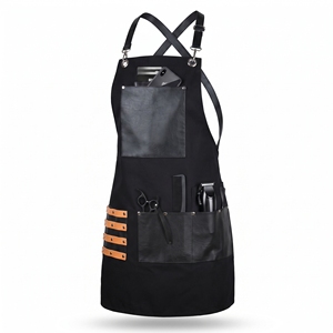 Delantal de Barbero Profesional, Ropa de Trabajo para Peluquero, Estilista, Salón de Belleza, para Cortar el Cabello, para Hombres y Mujeres - Product Image 1