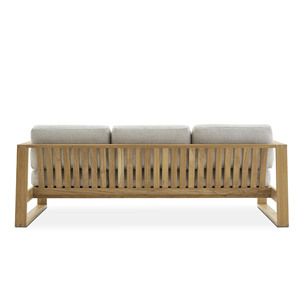 Luxury <b>Waterproof</b> Modern Garden Furniture Set Patio Couch Sectional Teak Wood Outdoor <b>Sofa</b> - Lionel - Product Image 6