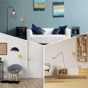 Crochets muraux décoratifs en forme de fleur dorée, porte-manteau ou support, crochet simple vintage doré, robuste, en métal, à fixation murale, rétro, pour suspendre des manteaux - Product Image 2