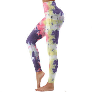 Leggings Térmicos Elásticos para Mujer, Pantalones Leggings sin Costuras con Estampado Tie Dye para Invierno - Product Image 6