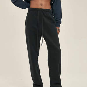 Pantalones Elásticos Personalizables de Alta Calidad para Hombre/Mujer, de Lona, Poliéster/Nailon, Estilo Vintage Oscuro, Ecológicos, Antiarrugas y de Secado Rápido - Product Image 1