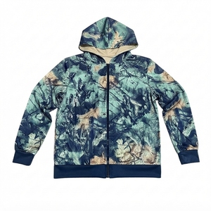 Custom <b>Men's</b> Camouflage <b>Half</b> <b>Zip</b> Hooded <b>Jacket</b> 100% Polyester Fleece Quick Dry Breathable Winter <b>Zip</b> Hoodie OEM ODM Streetwear - Product Image 4