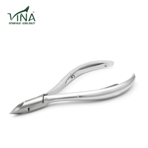 Cortaúñas Profesional de Acero Inoxidable Gris Vina VNC-05 de Alta Calidad, Doble Resorte Suave que Garantiza una Limpieza Precisa en el Salón - Product Image 6