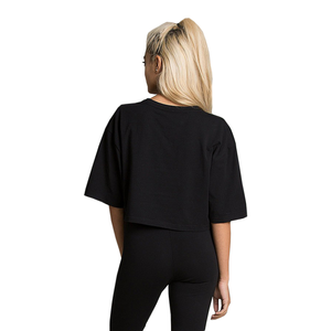 Top Corto Holgado para Mujer |   Camiseta Holgada de Manga Corta |   Top Casual de Verano en Mezcla de Algodón - Product Image 4