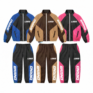 Survêtement coupe-vent unisexe streetwear avec logo personnalisé, léger et respirant, design uni pour la saison printanière - Product Image 3