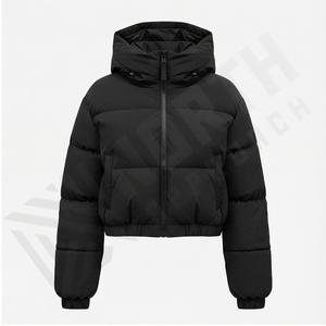 Chaqueta de Plumón de Pato Blanco 90% al por Mayor, Chaqueta de Invierno con Diseño Personalizado, Chaqueta Acolchada con Forro de Satén y Bolsillos para Hombre y Mujer - Product Image 2