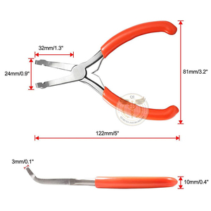Outils universels pour la fabrication de bijoux DIY Bead Smith, outil de sertissage de fil à trou de 3 mm, pince à sertir les perles en acier inoxydable, perles à sertir pour bijoux - Product Image 2