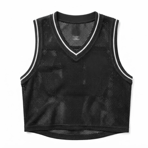 Factory Price Breathable Plain Dyed <b>Men</b> Sports Mesh Sleeveless Mesh <b>Singlets</b> <b>for</b> <b>Men</b> Transparent Vest <b>for</b> Sale - Product Image 1
