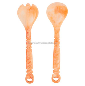 Gran herramienta de comedor: cucharas de servidor de ensalada de resina pulida con espejo para cualquier hora de comer para obsequios - Product Image 6