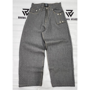 Vaqueros Selvedge Marrón Chocolate con Textura en Relieve, Peso Medio, Transpirables, Estilo Vintage, Personalizados, para Hombre, Corte Recto, Tejido de Punto, Coloridos, Otoño - Product Image 6