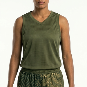 Maillot de basket sans manches, finition premium, coutures de qualité supérieure, uniforme de basket écologique - Product Image 6