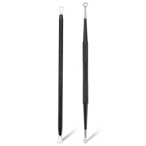6Pcs Professional <b>Blackhead</b> Remover Tool Comedones <b>Extractor</b> Acne Removal Kit Stainless Steel Face Care Kit with Travel Case - Product Image 3