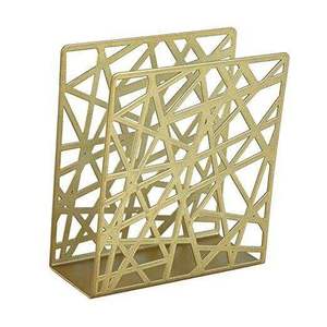 Porta Servilletas Metálico Hecho a Mano de Alta Calidad, Dispensador de Papel con Diseño Floral Cortado con Láser, Hierro Blanco, Creaciones Lavie, para Mesa de Comedor - Product Image 5