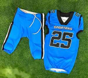 Maillot de football américain personnalisé néon 2026 – Kit d'équipe 2025 entièrement sublimé – Tenue de football professionnelle personnalisée - Product Image 5