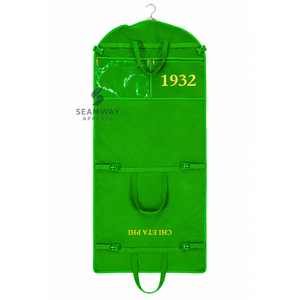 Sac de voyage pliable imperméable pour vêtements de femme Chi Eta Phi Sorority, housse de costume, organisateur de placard suspendu, sac de voyage pleine longueur - Product Image 1