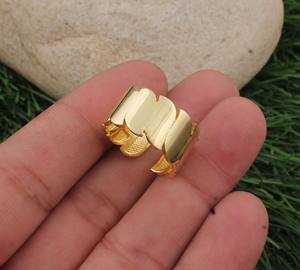 Adjustable 925 Sterling Silver Gemstone <b>Ring</b> Minimalist <b>Open</b> Band Gold Plated Resizable Women's Jewelry for Party Occasions - Product Image 6