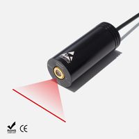 Nuevo Módulo Láser de Línea de Alta Precisión con Ventilador Integrado, Carcasa de Latón, 200mW, 110 Grados, para Herramienta de Nivelación y Posicionamiento, 635nm