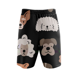 Shorts en polyester personnalisés avec poches, shorts chauds pour hommes, shorts imprimés pour hommes pour la plage d'été - Product Image 2
