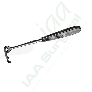 Écarteur chirurgical orthopédique Ollier 22 cm, manuel, en acier inoxydable, instrument de classe I, tailles 20mm 24mm 30mm 34mm, usage hospitalier, CE - Product Image 4