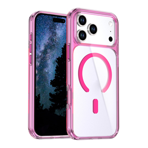 Étui magnétique antichoc en TPU+PC au design transparent et tendance pour iPhone 17 Pro Max - Product Image 3