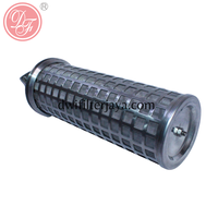 Filtre à panier en acier inoxydable duplex avec grille perforée en fil métallique pour huile, liquides et air 304/316SS
