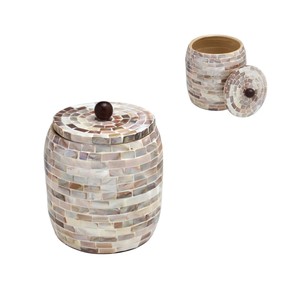 Boîtes décoratives en nacre faites à la main, boîte en nacre multi-usages avec couvercle pour un intérieur luxueux - Product Image 3